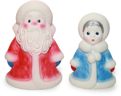 Фигура под елку Огонек Дед Мороз и Снегурочка -2 / С-1672 - 