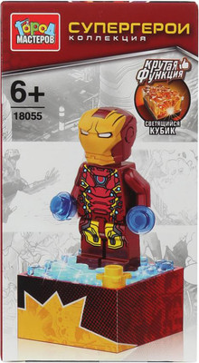 

Элемент конструктора, Фигурка супергерой светящийся кубик / 18055-ZH