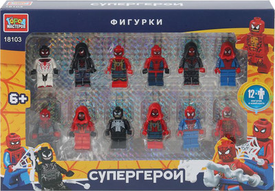 

Элемент конструктора, Фигурки Спайдермен / 18103-ZH