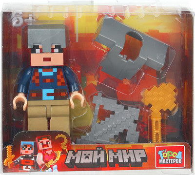 

Элемент конструктора, Фигурка мой мир с аксессуарами / 18116-XU