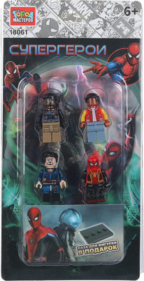 Элемент конструктора Город мастеров Фигурки супергерои / 18061-CY - 