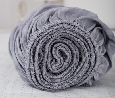 

Простыня, Темно-серая на резинке 200x200x25