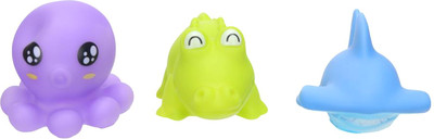 Набор игрушек для ванной Капитошка Морские животные / 2312R0146-R1 (3шт) - 