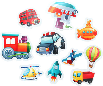 Набор стикеров для ванной Капитошка SWL-TRANS - 