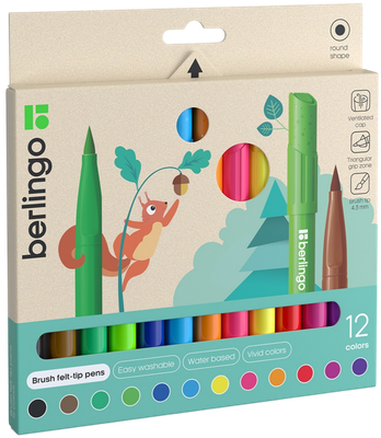 Фломастеры Berlingo Brush / BP_00012