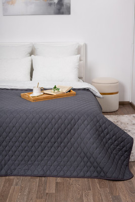 

Покрывало, Ультрастеп кант Антрацит 220x205