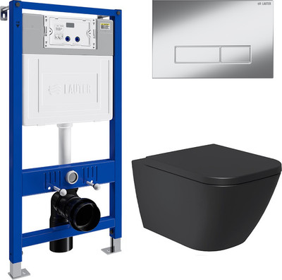 

Унитаз подвесной с инсталляцией, Nuremberg 21811B + 21901002