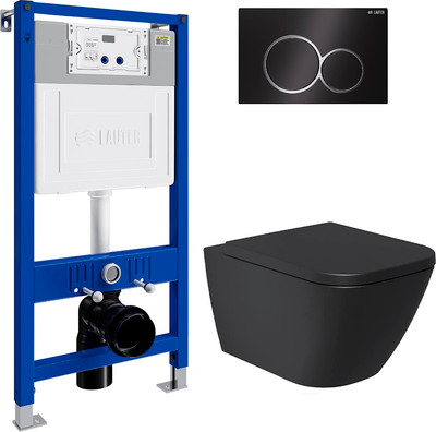 

Унитаз подвесной с инсталляцией, Nuremberg 21811B + 21901002