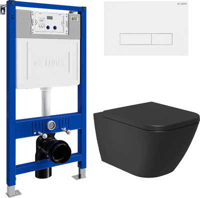 

Унитаз подвесной с инсталляцией, Nuremberg 21811B + 21901002