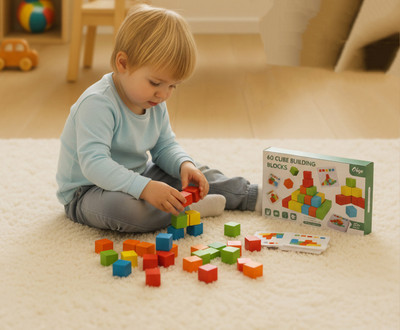 

Развивающий игровой набор, Кубики деревянные / 10920405