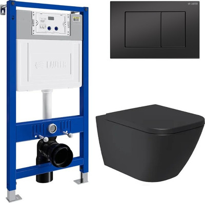 

Унитаз подвесной с инсталляцией, Nuremberg 21811B + 21901001