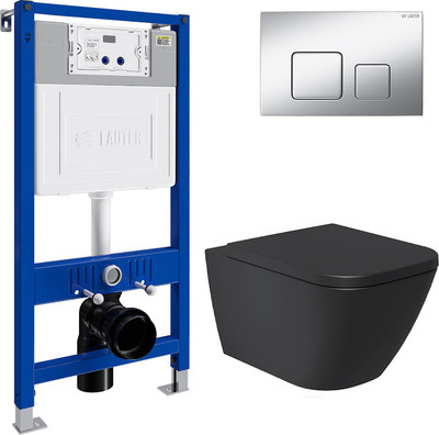 

Унитаз подвесной с инсталляцией, Nuremberg 21811B + 21901001