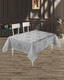 Скатерть DO&CO Begonya 160x220 / 12221 (серый) -