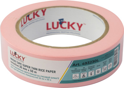 

Лента малярная, Сверхтонкая для чувствительных поверхностей 30мм / 493230L