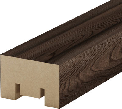 Рейка интерьерная STELLA МДФ Милана Light Орех Бразильский (2700x30x20) - 