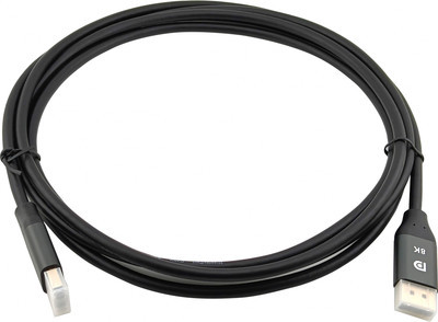 Кабель Cactus CS-DP-DP-1.4-3 (3м, черный) - 