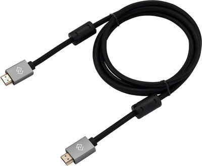 Кабель Digma D-HDMI-2FF-V2.0-2M (2м, черный) - 