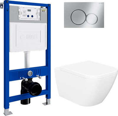 

Унитаз подвесной с инсталляцией, Nuremberg 21811 + 21901002