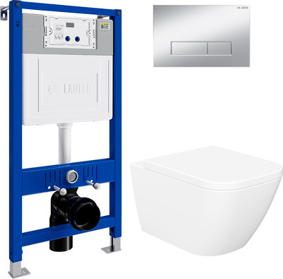 

Унитаз подвесной с инсталляцией, Nuremberg 21811 + 21901002