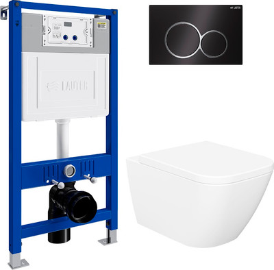 

Унитаз подвесной с инсталляцией, Nuremberg 21811 + 21901002