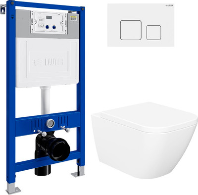 

Унитаз подвесной с инсталляцией, Nuremberg 21811 + 21901001