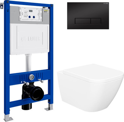 

Унитаз подвесной с инсталляцией, Nuremberg 21811 + 21901002