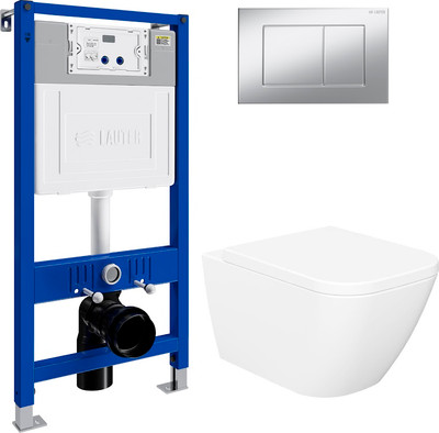 

Унитаз подвесной с инсталляцией, Nuremberg 21811 + 21901001