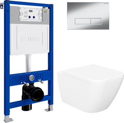 

Унитаз подвесной с инсталляцией, Nuremberg 21811 + 21901001