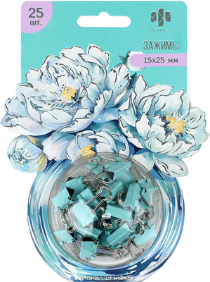 

Зажим для бумаги, Пионы / 71499