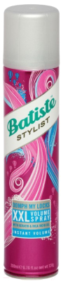 Сухой шампунь для волос Batiste XXL Volume Spray для экстра объема (200мл)
