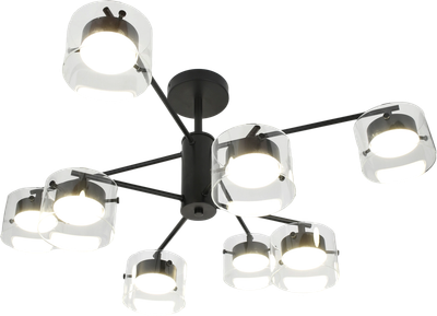 

Потолочный светильник, XL-80050/4+4 BK