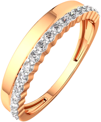 

Кольцо из розового золота, 2101253.14K.R