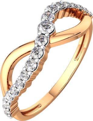 

Кольцо из розового золота, 2101659.14K.R.ZZ