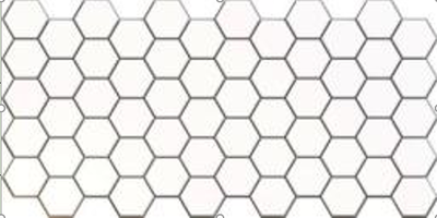 Панель ПВХ Регул Плитка Соты Вайт 0.3 - 