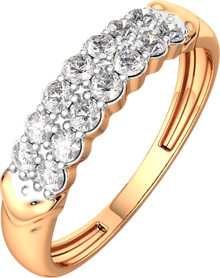 

Кольцо из розового золота, 210837.14K.R