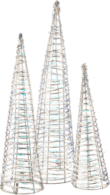 

Набор светодиодных фигур 3D, Статуэтка елка / V5127