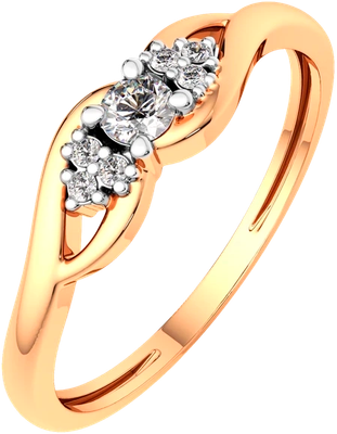 

Кольцо из розового золота, 210934.14K.R