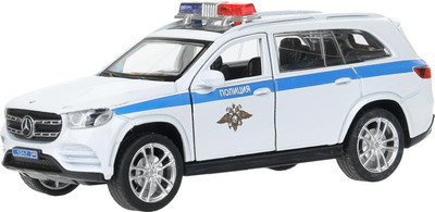 Автомобиль игрушечный Технопарк Mercedes-Benz GLS Class AMG Полиция / GLS-12SLPOL-WH