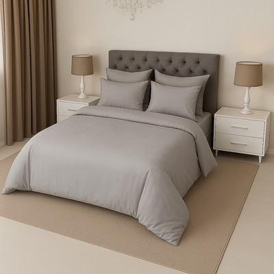 

Комплект постельного белья, Евро Темно-синяя коллекция OS-007