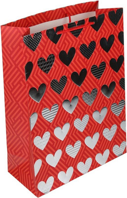 

Пакет подарочный, Сердца PTXL-05-H
