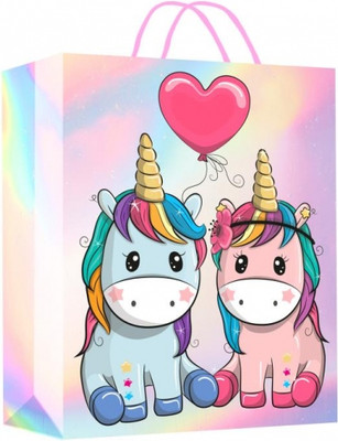 

Пакет подарочный, Единороги PXL-114694-UF