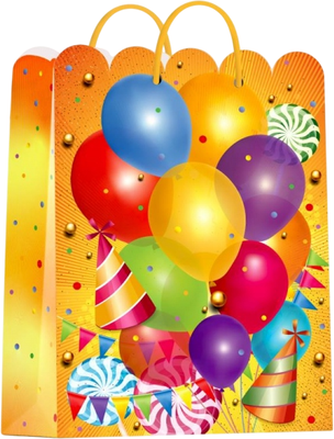 

Пакет подарочный, День рождения PTXL-114633-CH3