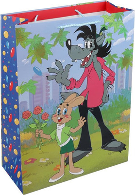 

Пакет подарочный, Союзмультфильм Ну-погоди! PXL-109920-NP