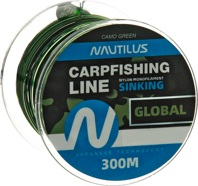 

Леска монофильная, Global Camo green 0.40мм 14.7кг 300м / 06-42302453