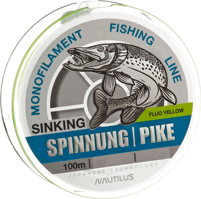 

Леска монофильная, Spinning щука 0.16мм 4.05кг 100м yellow / 06-42302552