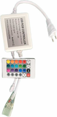 

Сетевой шнур для светодиодной ленты, 800W с RGB / LE010631-016