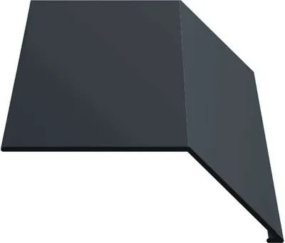 

Планка карнизная, Эконом Плюс-Пэ-мат-RAL7024