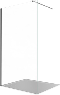 

Душевая стенка, Walk in с держателем 100x200 / AQ.WI.100.1GM