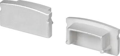 

Заглушка для профиля, LINE-1708 SILVER глухая / 054384