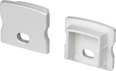 

Заглушка для профиля, LINE-1715 SILVER с отверстием / 054382